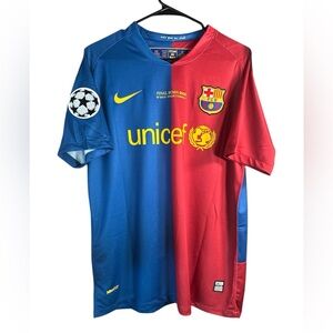 Barcelona Messi Soccer Jersey Final 2009